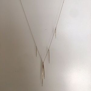 Alexis Bittar Crystal Havisham Spear Necklace